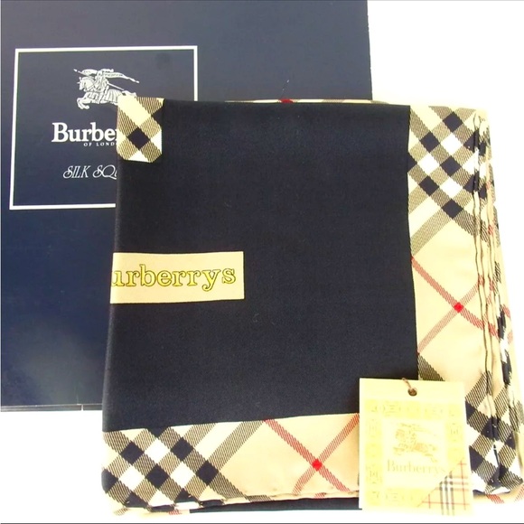 NWT Authentic BURBERRYS Nova Check scarf silk - Picture 1 of 10